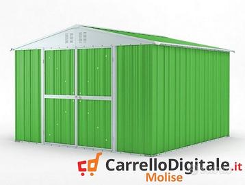 Box struttura lamiera Acciaio 327x307 verde chiaro