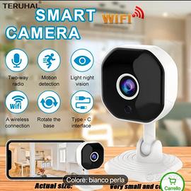 web cam, telecamera, wifi.