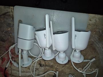 set di 4 telecamere Hom-Io per videosorveglianza