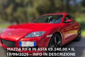 Mazda RX-8 1.3 231 CV - Rossa, tetto aprile