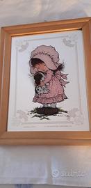quadretto specchio Sarah Kay vintage