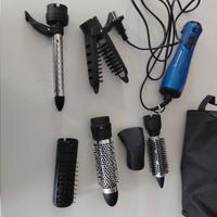 Piastra per capelli con set di accessori