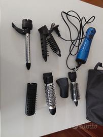 Piastra per capelli con set di accessori
