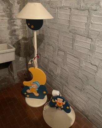 Lampada da terra + Lampadario Bimbi