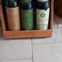 6 bottiglie di vino Piemonte e Chianti 1974