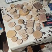 stampi in silicone e uno in ottone 