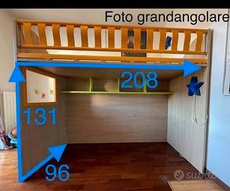 STRUTTURA LETTO CAMERETTA MORETTI