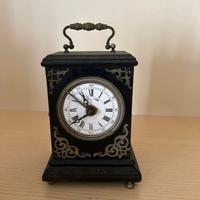 Réveil D’époque Napoléon 3 Style Pendulette Bois N