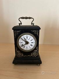 Réveil D’époque Napoléon 3 Style Pendulette Bois N