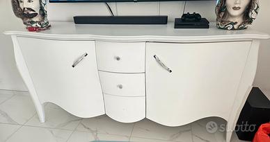 madia in legno massello