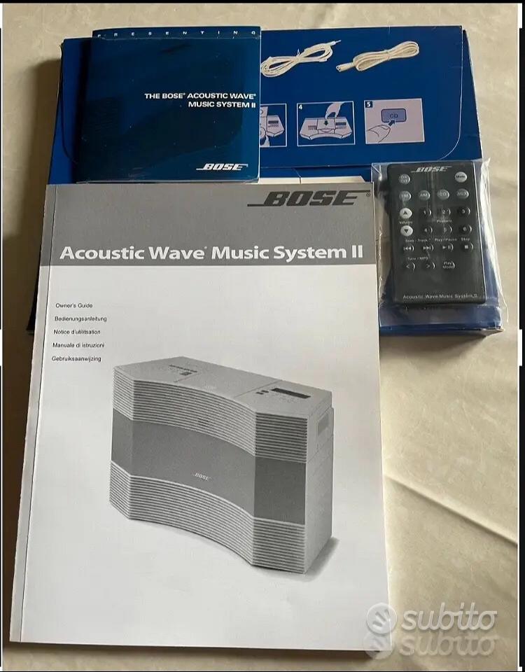 BOSE ACOUSTIC WAVE MUSIC SYSTEM II - Audio/Video In vendita
