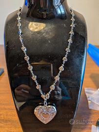 Collana con ciondolo portafoto in acciaio inox 