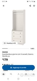 armadio guardaroba IKEA Hauga