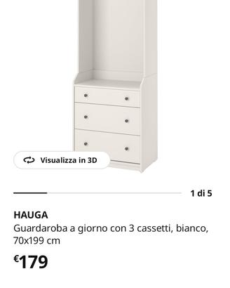 armadio guardaroba IKEA Hauga