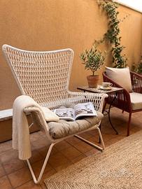 Poltrona stile scandinavo moderno