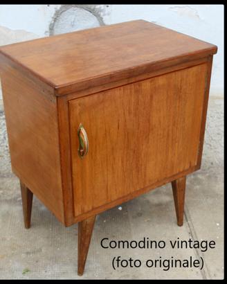 mobiletto - comodino vintage originale '50 '60