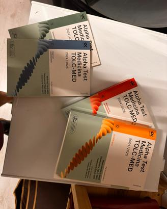 Libri per test di medicina