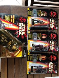 STAR WARS personaggi e comm Talk vintage anni 90