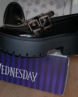 Mocassini Wednesday Nevermore Academy - Taglia 39.