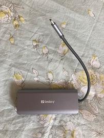 Adattatore USB,  Ethernet , hdmi, SD e type C