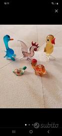 Animali vetro di Murano  vintage 