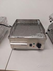 Piastra elettrica Fry Top 36, liscia, rigata, metà