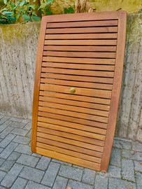 TAVOLO IN LEGNO MASSELLO DA GIARDINO