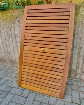 TAVOLO IN LEGNO MASSELLO DA GIARDINO