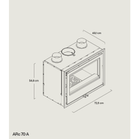 CAMINO INSERTO  LEGNA ARC70 ROCAL FUORITUTTOSVUOTA
