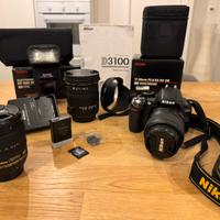 Nikon D3100 Kit base + Sigma 17-50mm 2.8+ ..