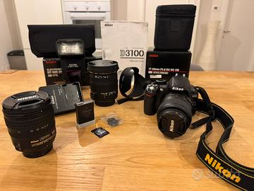 Nikon D3100 Kit base + Sigma 17-50mm 2.8+ ..