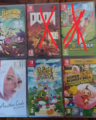 Giochi per Nintendo switch e  switch 2 (leggere  d