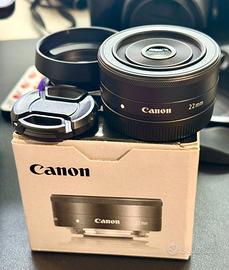 Canon EF-M 22mm f/2 STM + Paraluce + Scatola