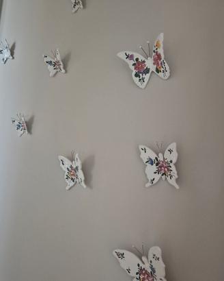 Le farfalle in ceramica 