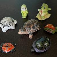 Collezione 7 tartarughe nuove