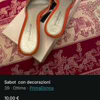 Sabot con decorazioni