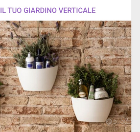 Set 2 vasi da parete autoirriganti Citysens - Giardino e Fai da te In  vendita a Pesaro e Urbino