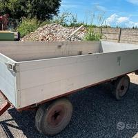 Rimorchio agricolo Artigiano due assi