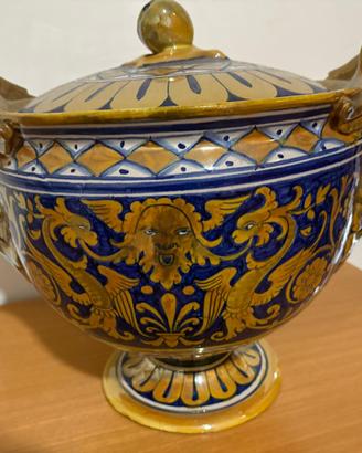 Cista in ceramica a lustro, anni '20 -'30