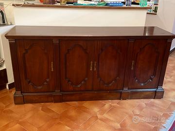 Mobile contenitore in legno massiccio