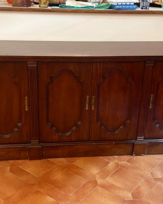 Mobile contenitore in legno massiccio