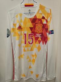 Maglia Match worn issued Spagna Sergio Ramos