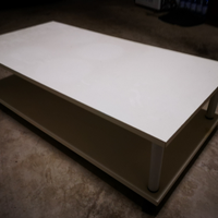 Tavolo doppio con rotelle