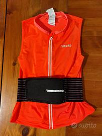 Gilet protezione dorsale sci ragazzino