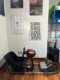 Postazione simracing simulatore guida