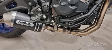 scarico arrow con collettori roads mt07