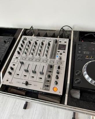Console DJ Pioneer: 2x CDJ 350 + DJM 700 + Case