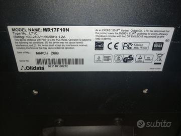 OLIDATA MR17F10N Schermo Monitor LCD Display 17"