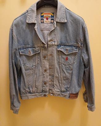 GIACCA GIUBBINO JEANS UNIFORM VINTAGE TG M ANNI 90