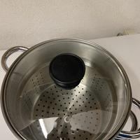 Casseruola con scolapasta